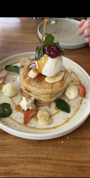 Pancakes  at I Am Vegan Babe in Canggu