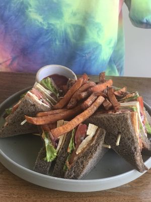 Club sandwich   at I Am Vegan Babe in Canggu