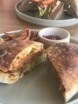 Amazing Cuban sandwich 😍  at I Am Vegan Babe in Canggu