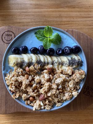 Ice ice baby smoothie bowl   at I Am Vegan Babe in Canggu