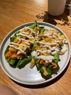 These are „vegan shrimps“ and it was really special 💕  at I Am Vegan Babe in Canggu