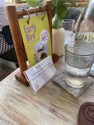 No work with laptops here  at I Am Vegan Babe in Canggu