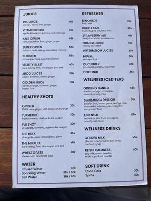 More drinks over the page  at I Am Vegan Babe in Canggu