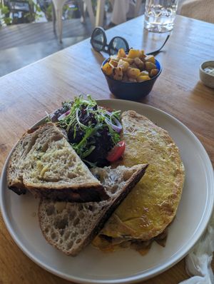 Omlette at I Am Vegan Babe in Canggu