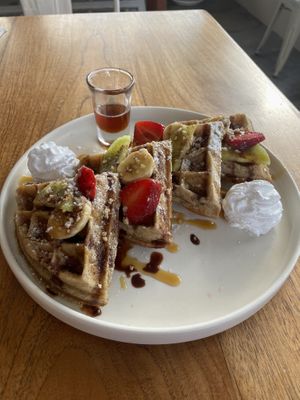 Waffles 🧇😋  at I Am Vegan Babe in Canggu