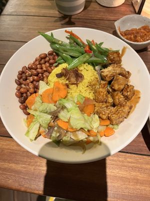 Indonesian flavours  at I Am Vegan Babe in Canggu