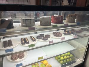 Cake counter  at I Am Vegan Babe in Canggu