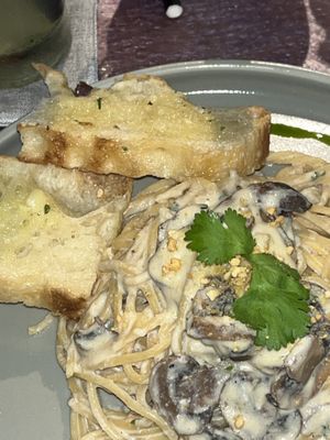 Alfredo Pasta  at I Am Vegan Babe in Canggu