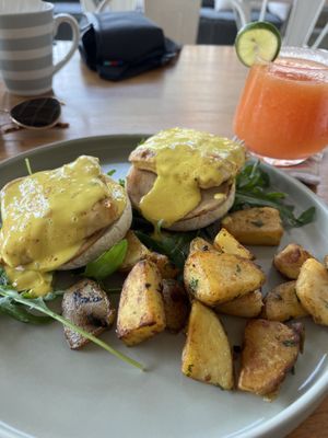 And Papaya slime Refresher   at I Am Vegan Babe in Canggu