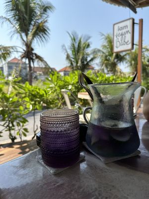Infused water  at I Am Vegan Babe in Canggu