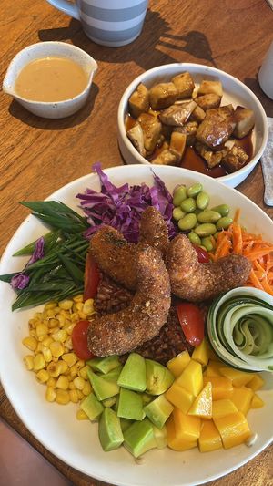 Vietnamese bowl  at I Am Vegan Babe in Canggu