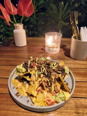 Nachos at I Am Vegan Babe in Canggu