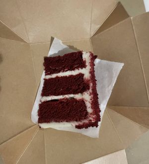 Red velvet cake  at I Am Vegan Babe in Canggu