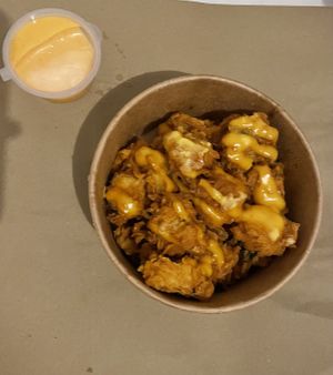 Tempura popcorn   at I Am Vegan Babe in Canggu