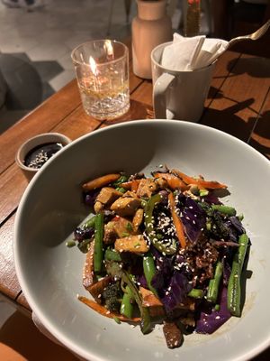 Teriyaki Tokyo bowl  at I Am Vegan Babe in Canggu