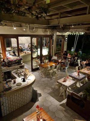 Downstairs at I Am Vegan Babe in Canggu