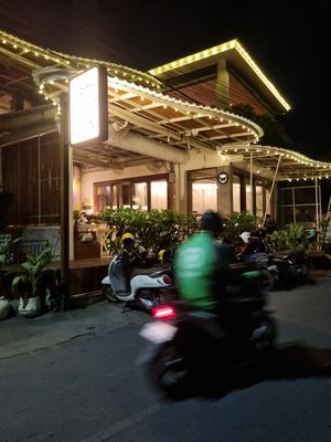 Outside at I Am Vegan Babe in Canggu