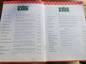 Menu 2 August 24 at I Am Vegan Babe in Canggu