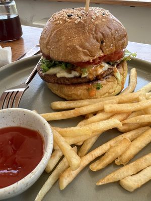 Double Cheeseburger   at I Am Vegan Babe in Canggu