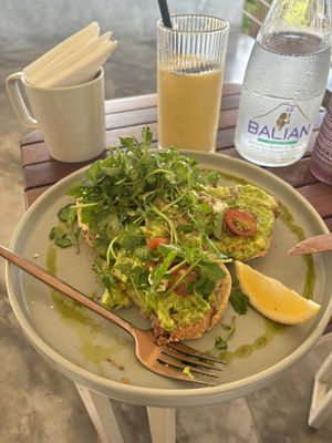 Avocado bliss (ordered two times) Absolutely the best avocado toast I ever had!!  at I Am Vegan Babe in Canggu