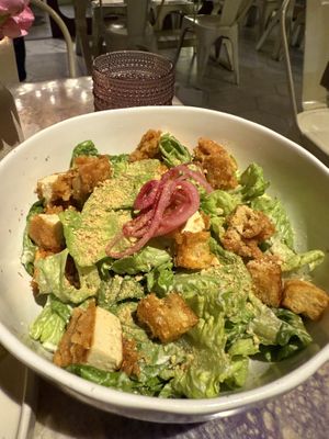 Cesar Salad was great   at I Am Vegan Babe in Canggu