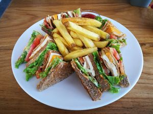 Club Sandwich at I Am Vegan Babe in Canggu
