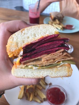 Cuban sandwich  at I Am Vegan Babe in Canggu