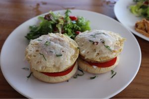 The best vegan ‘eggs’ My favourite place in the whole world. at I Am Vegan Babe in Canggu