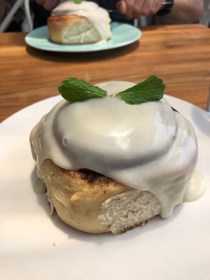 Cinnamon scroll at I Am Vegan Babe in Canggu