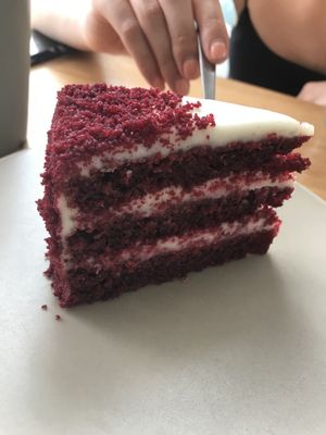 Red velvet cake  at I Am Vegan Babe in Canggu