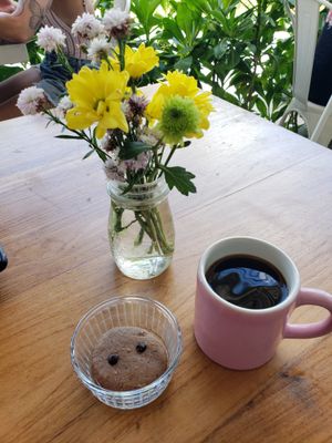 One of the best coffees on Bali. at I Am Vegan Babe in Canggu