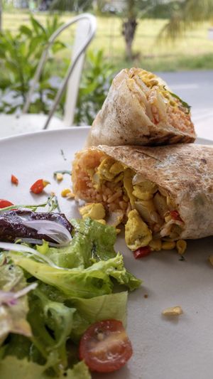 Breakfast burrito 🌯  at I Am Vegan Babe in Canggu