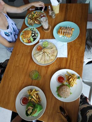 Amazing food at I Am Vegan Babe in Canggu