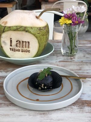 Red Velvet Ball at I Am Vegan Babe in Canggu