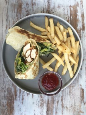 Chicken Wrap at I Am Vegan Babe in Canggu
