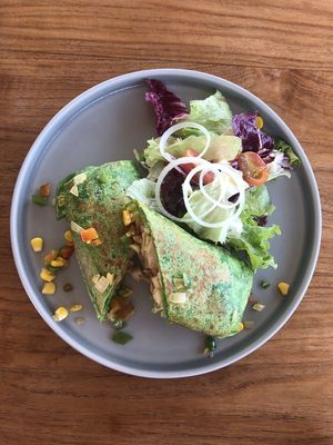 California Wrap at I Am Vegan Babe in Canggu