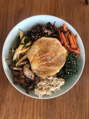 Korean Bowl at I Am Vegan Babe in Canggu
