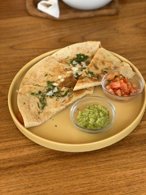 Quesadillas at I Am Vegan Babe in Canggu