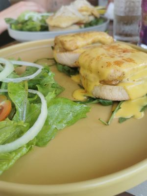 Vegan Benedict at I Am Vegan Babe in Canggu