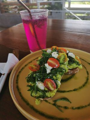 The feta on the avocado toast elevated this dish so much at I Am Vegan Babe in Canggu