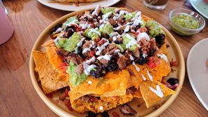 nachos at I Am Vegan Babe in Canggu