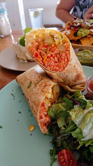 burrito at I Am Vegan Babe in Canggu