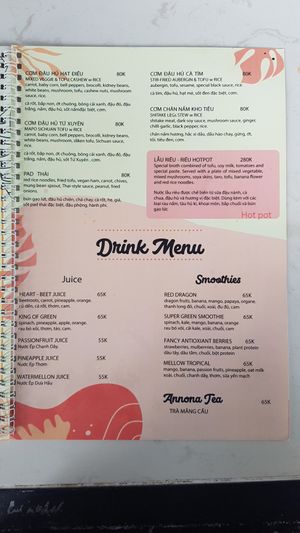 Menu 5/6 at Vegan Garden - Tan Phong in Ho Chi Minh City