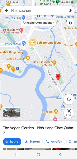 Location at Vegan Garden - Tan Phong in Ho Chi Minh City