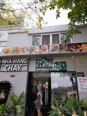 Outside at Vegan Garden - Tan Phong in Ho Chi Minh City