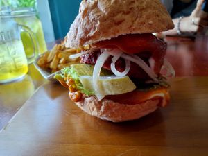 Burger at Vegan Garden - Tan Phong in Ho Chi Minh City