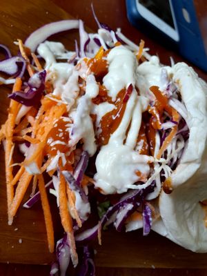 So messy at Vegan Garden - Tan Phong in Ho Chi Minh City