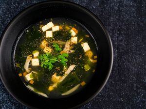 Seaweed soup at Vegan Garden - Tan Phong in Ho Chi Minh City