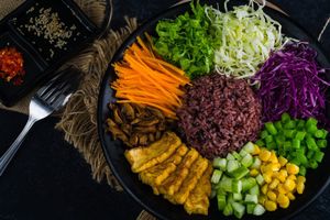 The Vegan Garden’s Bibimbap at Vegan Garden - Tan Phong in Ho Chi Minh City