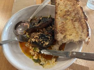 Breakfast Hummus veganised  at Felix For Goodness in Brisbane